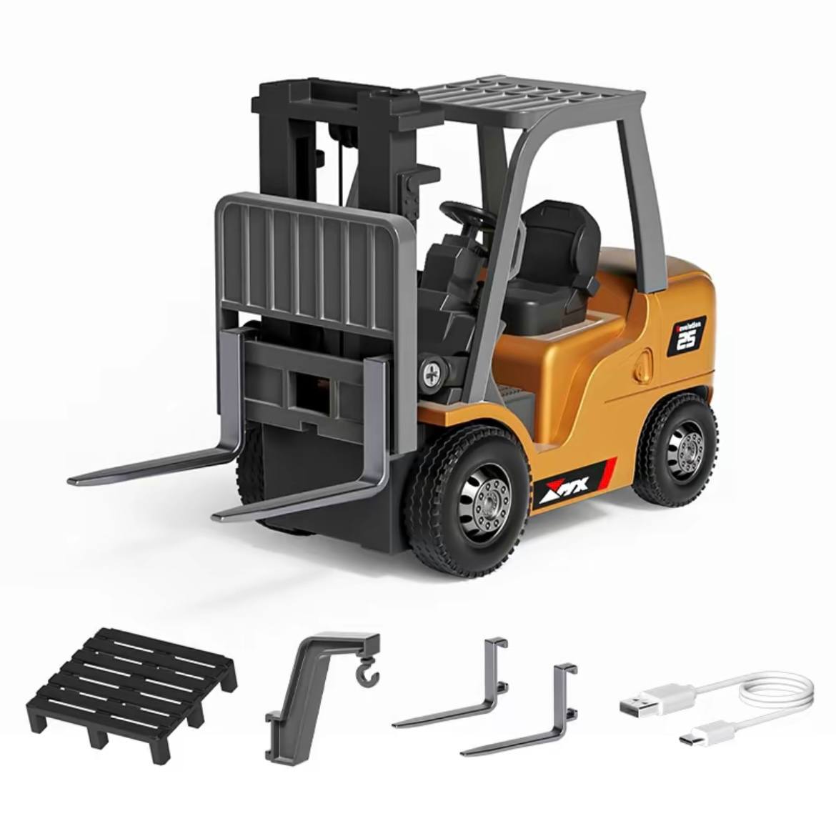 Remote Control Forklift – 1:64 Scale