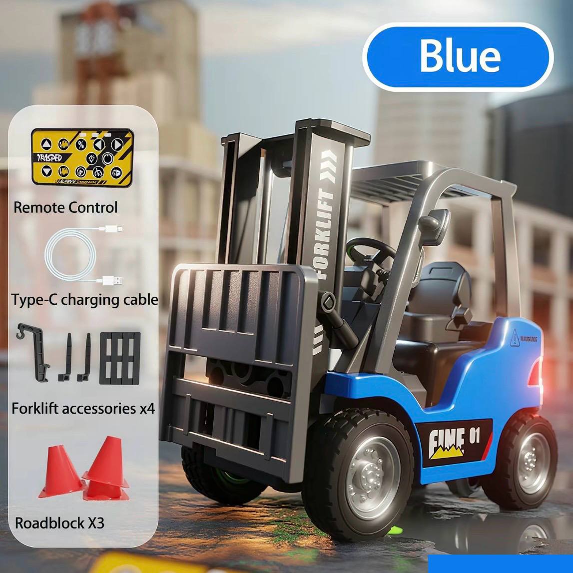 Remote Control Forklift – 1:64 Scale